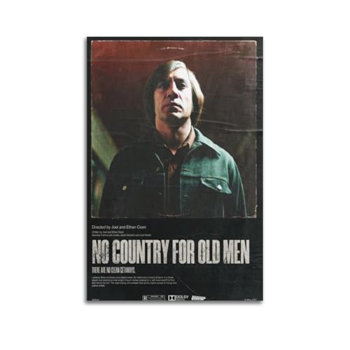 UHMVVT Filmposter "No Country for Old Men", 3 Poster, dekorative Malerei, Leinwand, Wandposter und Kunstdruck, moderne Familienschlafzimmer-Dekoration, Poster, 30 x 45 cm von UHMVVT