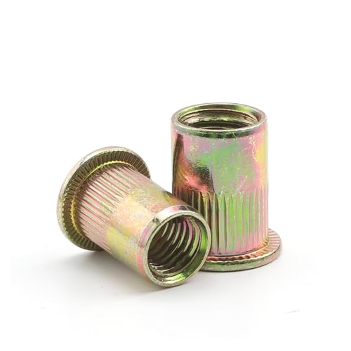 2-30 Stück Blindnietmuttern aus Edelstahl M3 M4 M5 M6 M8 M10 M12 verzinkte Gewindeeinsätze compatible Gehäuseplatten(M10 10pcs) von UHNYTRV