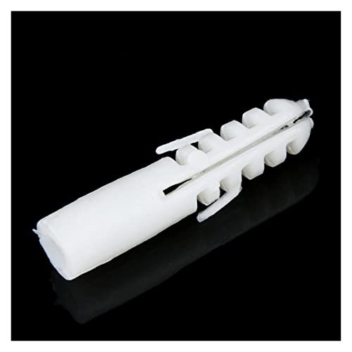 200 stücke Weißhülse Nylon Schraubbolzen Kunststoff Stecker Expansion Tube Anchors M6 M8(M8X40 (200pcs)) von UHNYTRV