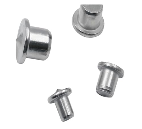 4 Stück Dübel-Mittelpunktstifte 6/8/10/12 mm A3 Silber massiv/hohl Dübel-Mittelpunkt Holz Markierungsloch Zapfen-Mittelsatz(Solid 8mm) von UHNYTRV