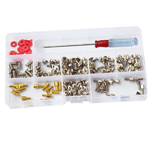 Festplatte DIY. Hauptplatine Pc. Personal Computer Montieren von Gehäuse Lüfter Handschraube Bolzen Standoff Waschmaschine/Sortiment Kit Kasten 180pcs von UHNYTRV