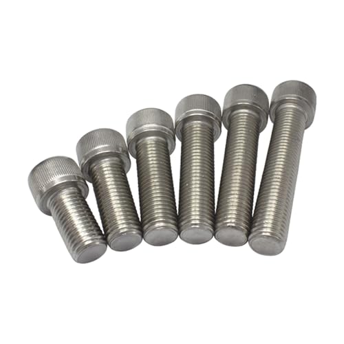 Innensechskantschrauben mit Innensechskant, M1,6, M2, M2,5, M3, M4, M5, M6, Edelstahl-Vollgewindeschrauben der Güteklasse 912 compatible Maschinen(10 mm - 20 PCS,M 1.6) von UHNYTRV