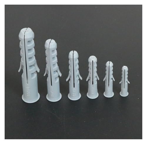 Kunststoffknoten mit/ohne CapExpand-Nagel-Erweiterungsrohr M4 M5 M6 M7 M8 M10 M12 Gummistopfen PE-Säulen-Wandschrauben-Anker-Kits(106 knot Kits) von UHNYTRV