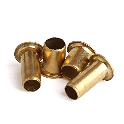 M0,9 M1,3 M1,5 M1,7 M2 M2,5 M3 M3,5 M4 M5 M6 Kupfer Rohr Nieten Doppelseitige Leiterplatte PCB Nägel Hohlniet Muttern GB876(M4(30Pcs),6mm) von UHNYTRV