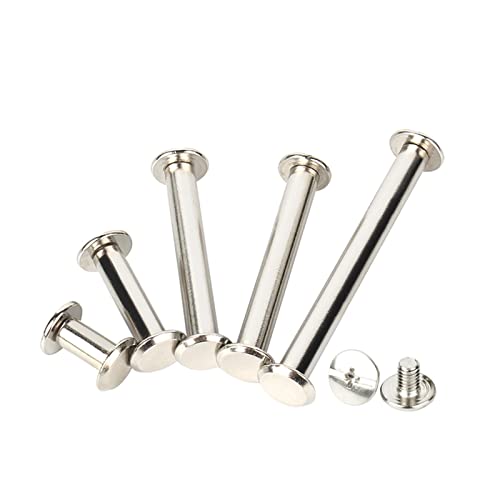 Nickel-Plating-Lash-Niet-Mutter-Schrauben Paar Lock M5(38mm (5pcs)) von UHNYTRV
