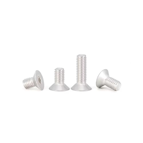 Senkkopf-Sechskantschraube aus Aluminiumlegierung, einfache Topfschraube M2M2,5M3M4M5M6M8(20pcs M4X16) von UHNYTRV