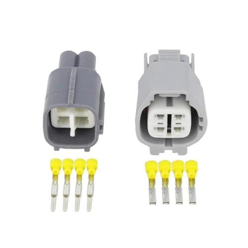UHNYTRV 4 Pin Wasserdicht Fahrzeug Stecker Sauerstoff Sensor Stecker Stecker Mit Terminal DJ7048A-2,2-11/21 4 P(5 Sets) von UHNYTRV