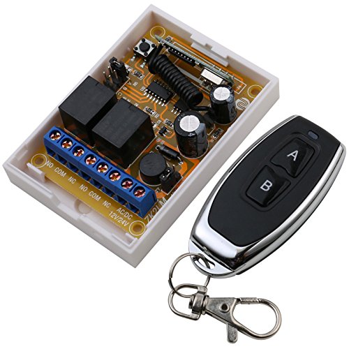 UHPPOTE 433Mhz AC/DC 12-24V 2CH Wireless RF Remote Control Relais Switch Learn Coding UHPPOTE 433Mhz AC/DC 12-24V 2CH Wireless RF Remote Control Relais Switch Learn Coding von UHPPOTE
