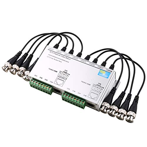 UHPPOTE 8CH HD CVI/TVI/AHD Passiv Video Balun BNC Männlich nach UTP Kable für CCTV Systematik von UHPPOTE