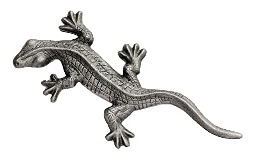 UHRIG Gecko Eidechse, Reptilien Tier-Motiv aus Eisen, Natur Deko für Garten, Terrasse & Balkon von UHRIG