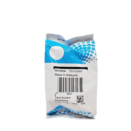 GT51 GT52 M0H50A M0H51A PrinThead -kompatibel mit 5810 5820 GT5810 GT5820 GT5822 Tintentankdrucker Arbeiten mit 310 318 319 410 418 419 Models Ersatzdruck Kompatibel mit Druckkopf(M0H50A Color) von UHRSERNJ