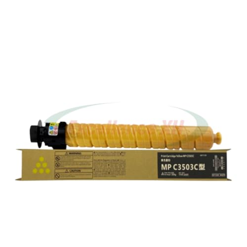 UHRSERNJ 1PCS BK490G CMYK340G MPC3503 kompatibles Tonerpulver Kompatibel mit Kopiererversorgungen mit MPC3003 C3004 C3503 C3504 MPC3004(Color Y) von UHRSERNJ