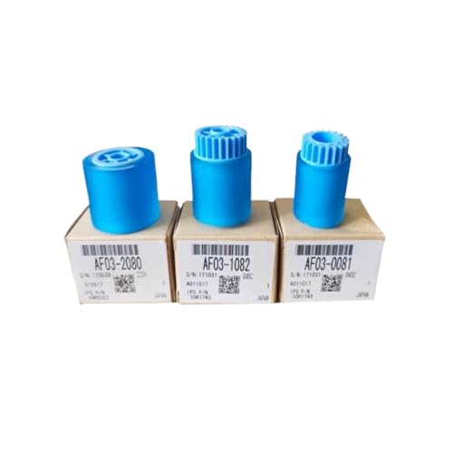 UHRSERNJ 1Set AF031082 AF030081 AF032080 Paper -Futter -Trennung Einholungsrolle kompatibel mit 2051 2060 2075 5500 6000 6001 6002 6500 7000 7001 Druckermodelle von UHRSERNJ