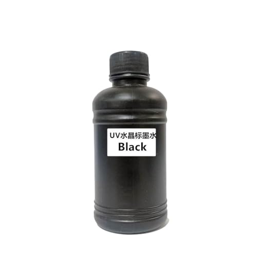 UHRSERNJ 250 ml DTF -Film A B kompatibel mit DX4 DX5 DX6 DX7 TX800 XP600 PINTHEADS WIRKLICH MIT 1390 L800 L1800 L805 R1800 R1900 Drucker(1PC-Black) von UHRSERNJ