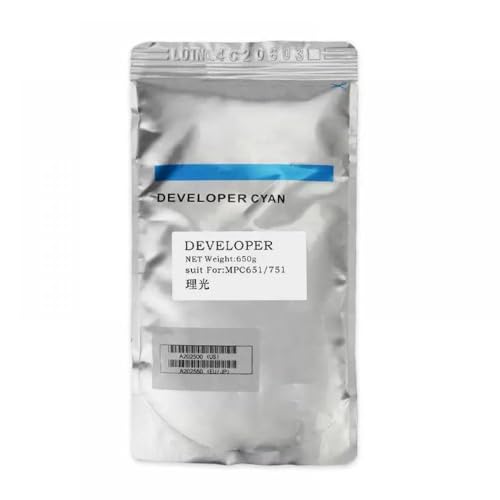 UHRSERNJ 650G CMYK C651 Entwickler kompatibel mit Pro C751 C651ex C751ex C7100 C7100X C7100S C7100SX C9100 C9110 Laserdrucker(C) von UHRSERNJ