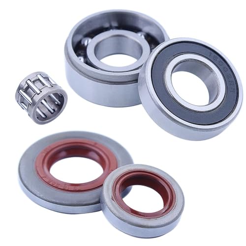Kurbellager-Öldichtungslager, kompatibel mit 026 MS260 Pro 024 MS240 MS240 260 Kettensägen-Ersatzteil 95230034260 von UHSTJW