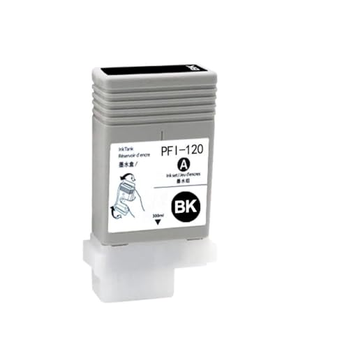 UHSTJW 1 bis 5 PCs PFI120 PFI 120 PFI-120 Tintenpatron(PFI-120 BK) von UHSTJW