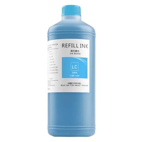 UHSTJW 1000 ml Latex -Tinte kompatibel mit 786 789 792 831 Drucker Arbeit(Light Cyan) von UHSTJW