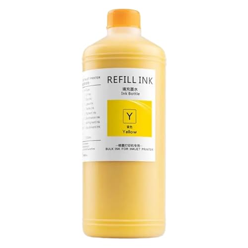 UHSTJW 1000 ml Latex -Tinte kompatibel mit 786 789 792 831 Drucker Arbeit(Yellow) von UHSTJW