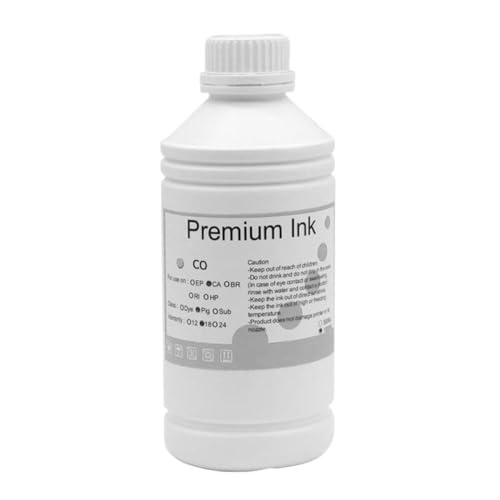 UHSTJW 1000 ml Pigmenttinte PFI 57 PFI 57 PFI57 Nachfüllink kompatibel mit Bildprograf Pro 520 Pro 540 Pro 540S Pro 560S Drucker Druckerpigmenttinte Nachfüllung(1000ML-Pigment-CO) von UHSTJW