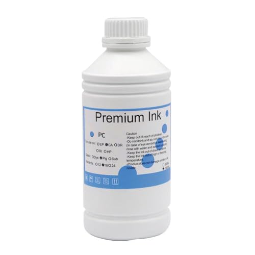 UHSTJW 1000 ml Pigmenttinte PFI 57 PFI 57 PFI57 Nachfüllink kompatibel mit Bildprograf Pro 520 Pro 540 Pro 540S Pro 560S Drucker Druckerpigmenttinte Nachfüllung(1000ML-Pigment-PC) von UHSTJW