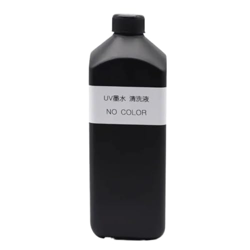 UHSTJW 1000 ml Tinte kompatibel mit i3200 LED I1600 TX800 XP600 L800 L1800 L805 DX5 DX7 PINTHEAD Kompatibel mit einen modifizierten Drucker mit Weich- oder Harttuschpatronen(1000ml-Cleaning) von UHSTJW