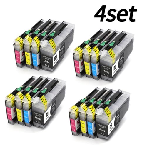 UHSTJW 1Set an 5Set LC404 LC404BK 404 Tintenpatron(LC404-4set) von UHSTJW