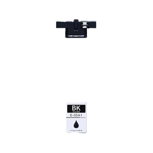 UHSTJW 4PCS T05A1 T05A2 T05A3 T05A4 Tintenpigment-Tinte-Tinte mit Workforce Pro WF-C878R WF-C879R C878R Drucker Tinte Ersatzbeutel(Black 420ml) von UHSTJW