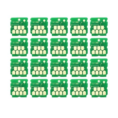 UHSTJW 5 10 20 50pcs C13S210125 S2101 SC23MB Wartungspanzerchip kompatibel mit F100 F130 F160 SC-F100 SC-F130 SC-F160 SC-F170 Druckerabfall-Tinten Tank Tank Taktenteile(SC23MB chip 20pcs) von UHSTJW