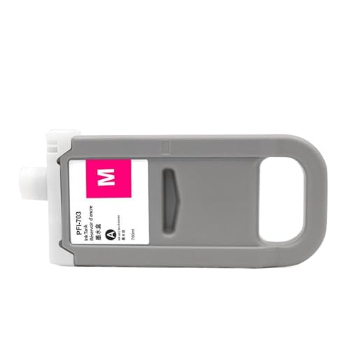 UHSTJW 700ml PFI703 PFI-703 PFI 703 Kompatible Pigmentinkartusche Kompatibel mit Großformatdrucker wie IPF 810 IPF820 IPF815 IPF825 mit Pigmenttinte(Pigment-M) von UHSTJW