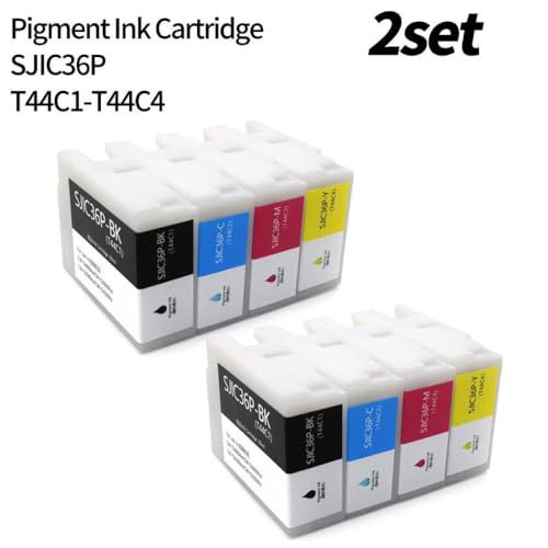 UHSTJW 80ml T44C1 SJIC36P 36P Tintenpatron(SJIC36P T44C1-2set) von UHSTJW