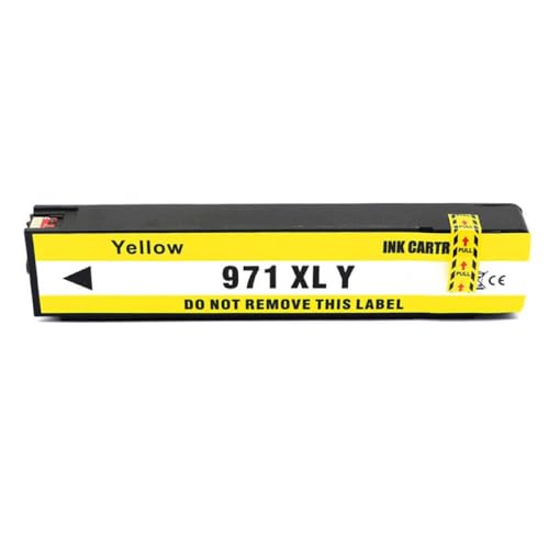 UHSTJW Ersatz 970XL 971XL Tintenpatronen kompatibel mit OfficeJet Pro X476DW X451DW X576DW X551DW N625 Drucker Arbeiten mit 970 971(971XL-Y) von UHSTJW