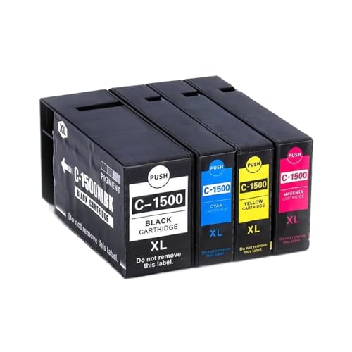 UHSTJW Kompatibler Tintenpatronenersatz für Maxify MB2320 MB2020 MB2720 MB2120 MB2050 MB2350 Drucker Arbeiten mit PGI 1200XL PGI 1200 XL 1200XL(4color 1set) von UHSTJW