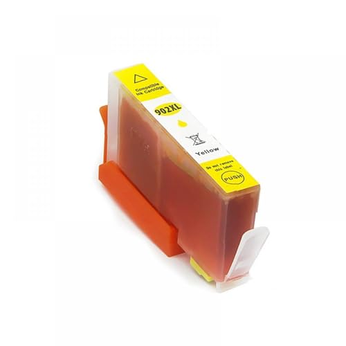 UHSTJW Kompatibles Tintenpatronen-Kombipaket 902XL 906XL Kompatibel mit OfficeJet-Modelle 6954 6960 6961 6963 6964 6965 6966. Ergiebiges Drucken(1 Yellow) von UHSTJW