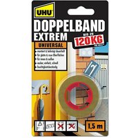 Doppelband Extrem Universal 1,5 m x 19 mm Klebepads - UHU von UHU