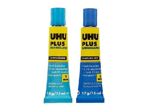 Komponenten-Epoxidharzkleber UHU® plus schnellfest, Inhalt 35g von UHU