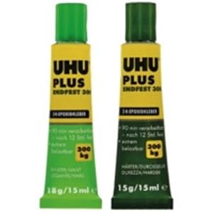 Komponentenkleber UHU® plus endfest, Inhalt 33g von UHU