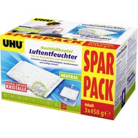 UHU - Luftentfeuchter Nachfüllbeutel Sparpack, 3 x 450 g Luftentfeuchter UHU - Luftentfeuchter Nachfüllbeutel Sparpack, 3 x 450 g Luftentfeuchter von UHU