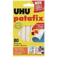 UHU - Doppelseitige Klebepads patafix weiß Karte mit 80 Klebepads von UHU