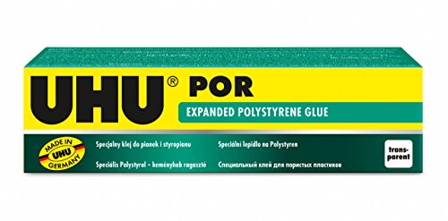 UHU 3-63176 por Schnellfixierender Spezialkleber für Polystyrol, 50 ml Tube, 50 ml von UHU