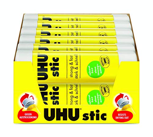 UHU 45621 Stic Klebestift fest auswaschbar ungiftig 40 g 12 Stück von UHU