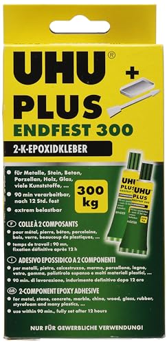 UHU 456301 Zwei-Komponenten-Kleber Plus Endfest 163g von UHU