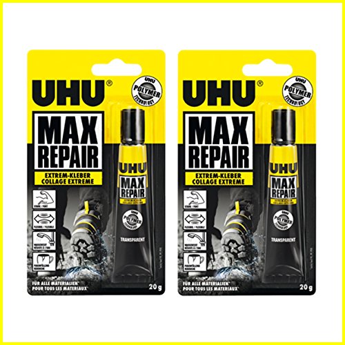 UHU 45820 Max Repair Extreme Kleber, 20 g Tube, 2 Stück von UHU