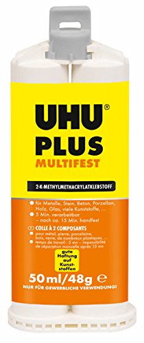 UHU 46925 Klebstoff, plus multifest, 2 Komponenten, 50 ml von UHU