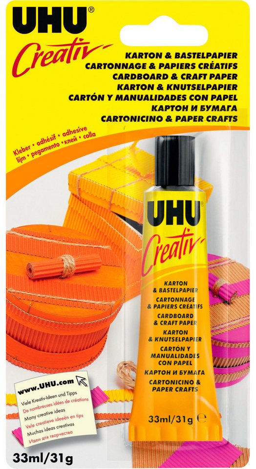 UHU Bastelkleber Papierkleber Creativ, 31 g von UHU
