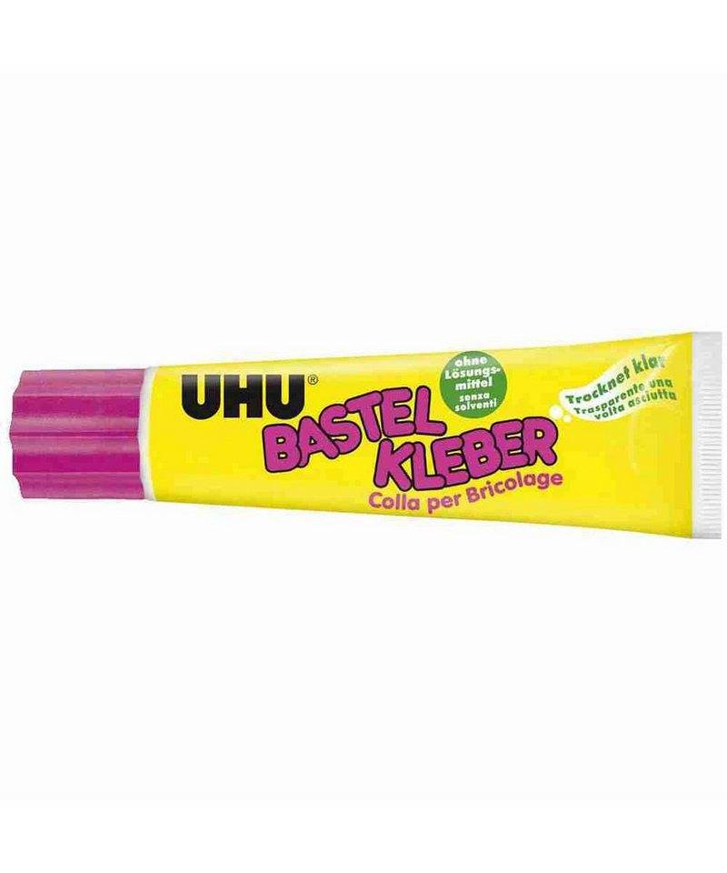 UHU Bastelkleber UHU Flüssigkleber 90,0 g, (Packung, 1-tlg), Angenehm in der Anwendung von UHU