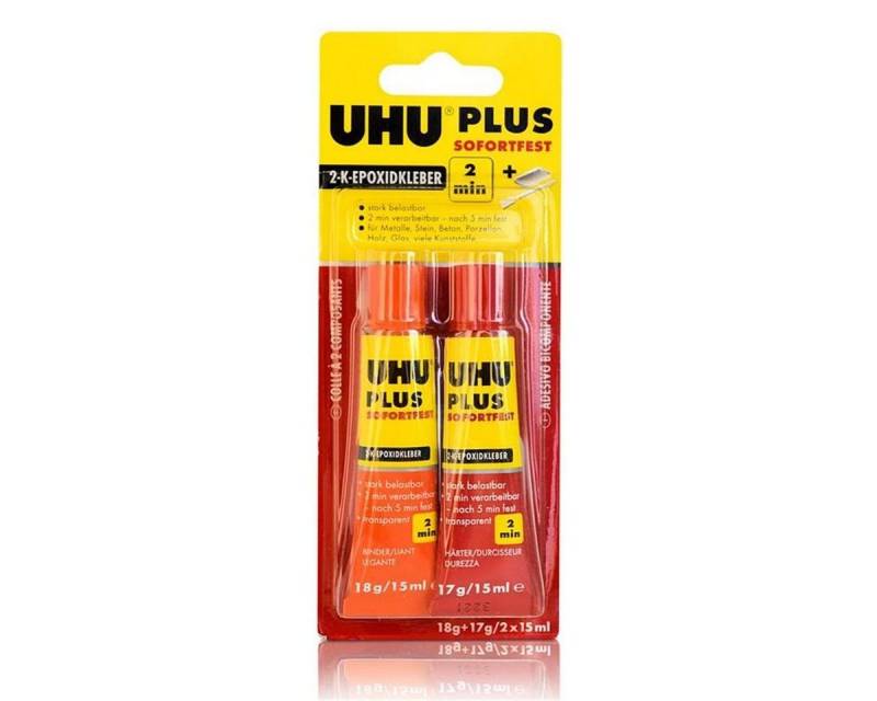 UHU Bastelkleber UHU Plus Sofortfest Kleber 2-K-Epoxidkleber von UHU