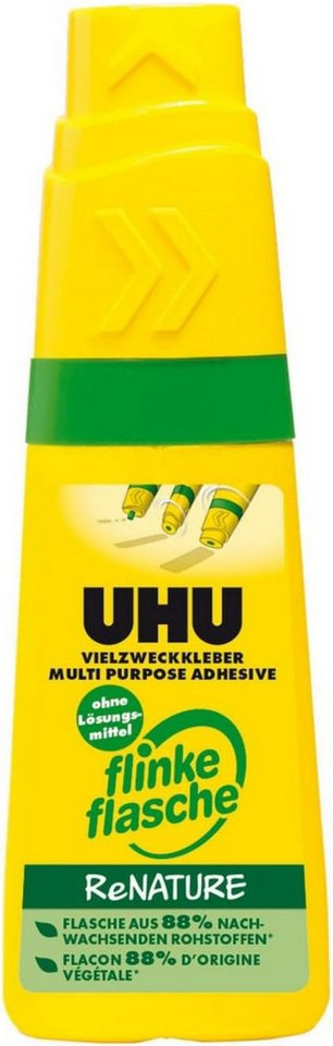 UHU Bastelkleber UHU ReNATURE Vielzweckkleber - 40g Flasche mit Drehklebekopf UHU Bastelkleber UHU ReNATURE Vielzweckkleber - 40g Flasche mit Drehklebekopf von UHU