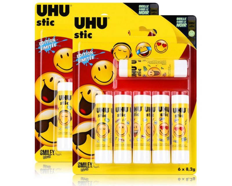 UHU Bastelkleber Uhu Kleber stick 6x8,2g (2er Pack) von UHU