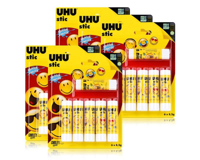 UHU Bastelkleber Uhu Kleber stick 6x8,2g (5er Pack) von UHU